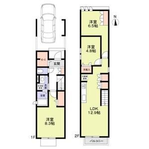 3LDK 間取り図