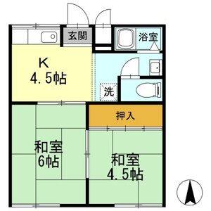 2K 間取り図