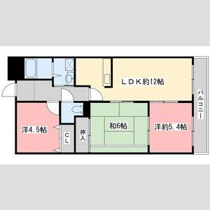 3LDK 間取り図