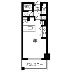 ワンルーム 間取り図