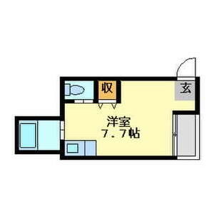 ワンルーム 間取り図