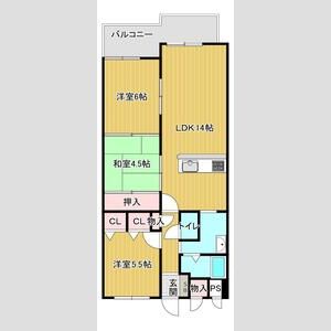 3LDK 間取り図
