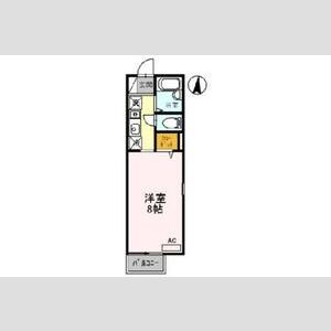 ワンルーム 間取り図