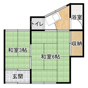 2K 間取り図