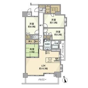 4LDK 間取り図