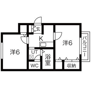 2K 間取り図