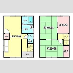 3LDK 間取り図