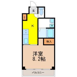ワンルーム 間取り図