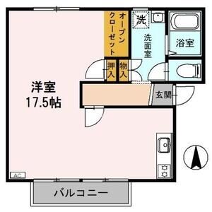 ワンルーム 間取り図
