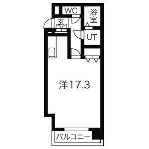 ワンルーム 間取り図