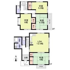 4LDK 間取り図