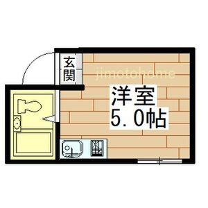 ワンルーム 間取り図