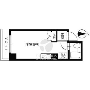ワンルーム 間取り図