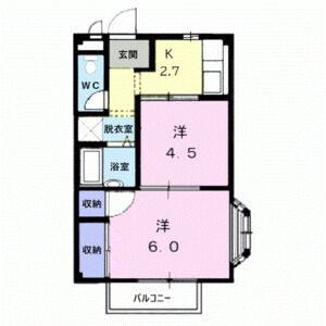 2K 間取り図