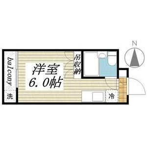 ワンルーム 間取り図