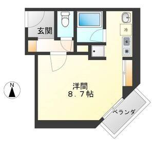 ワンルーム 間取り図