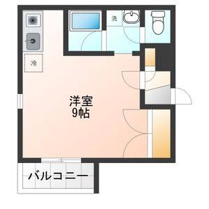 ワンルーム 間取り図