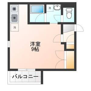ワンルーム 間取り図