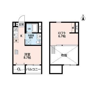 ワンルーム 間取り図