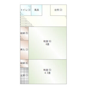 2K 間取り図