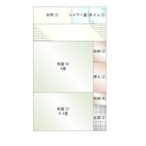 2K 間取り図