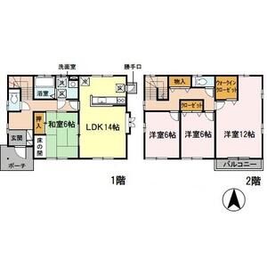 4LDK 間取り図