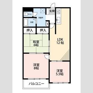3LDK 間取り図