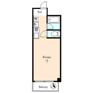 ワンルーム 間取り図