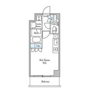 ワンルーム 間取り図