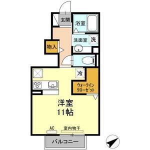 ワンルーム 間取り図