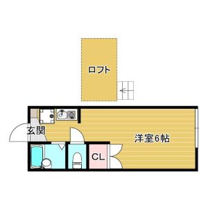 ワンルーム 間取り図