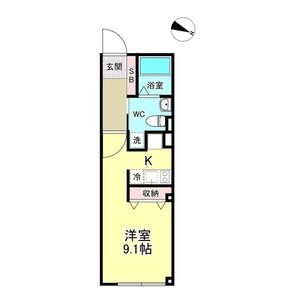 ワンルーム 間取り図