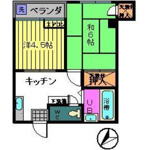 2K 間取り図