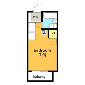 ワンルーム 間取り図