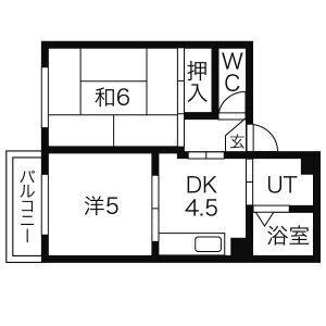 2K 間取り図