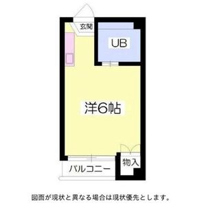 ワンルーム 間取り図