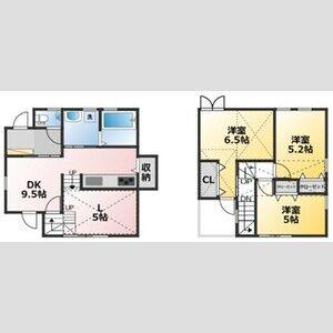 3LDK 間取り図