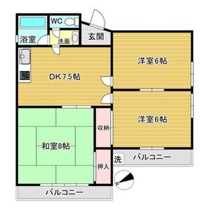 3DK 間取り図