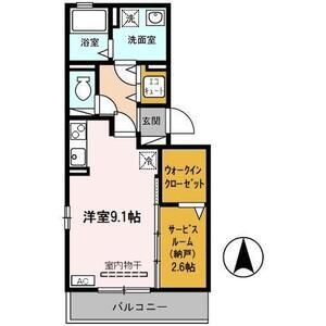 ワンルーム 間取り図