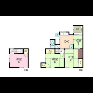 4DK 間取り図