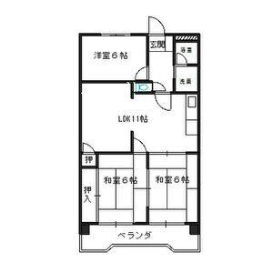 3LDK 間取り図