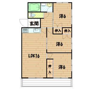 3LDK 間取り図