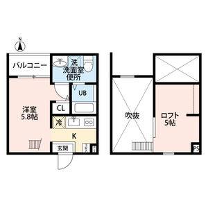 ワンルーム 間取り図