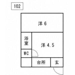 2K 間取り図
