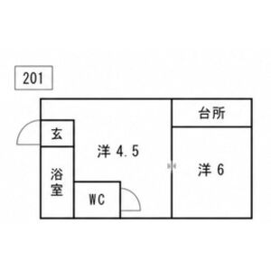 2K 間取り図