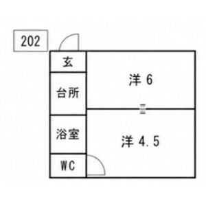 2K 間取り図