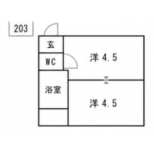 2K 間取り図