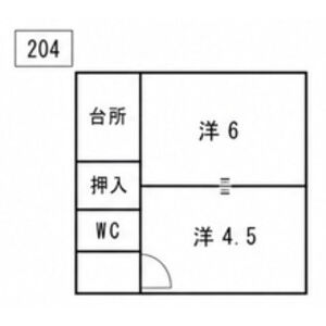 2K 間取り図