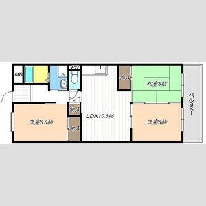 3LDK 間取り図