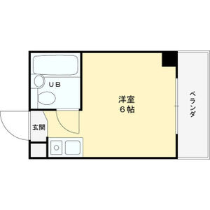 ワンルーム 間取り図